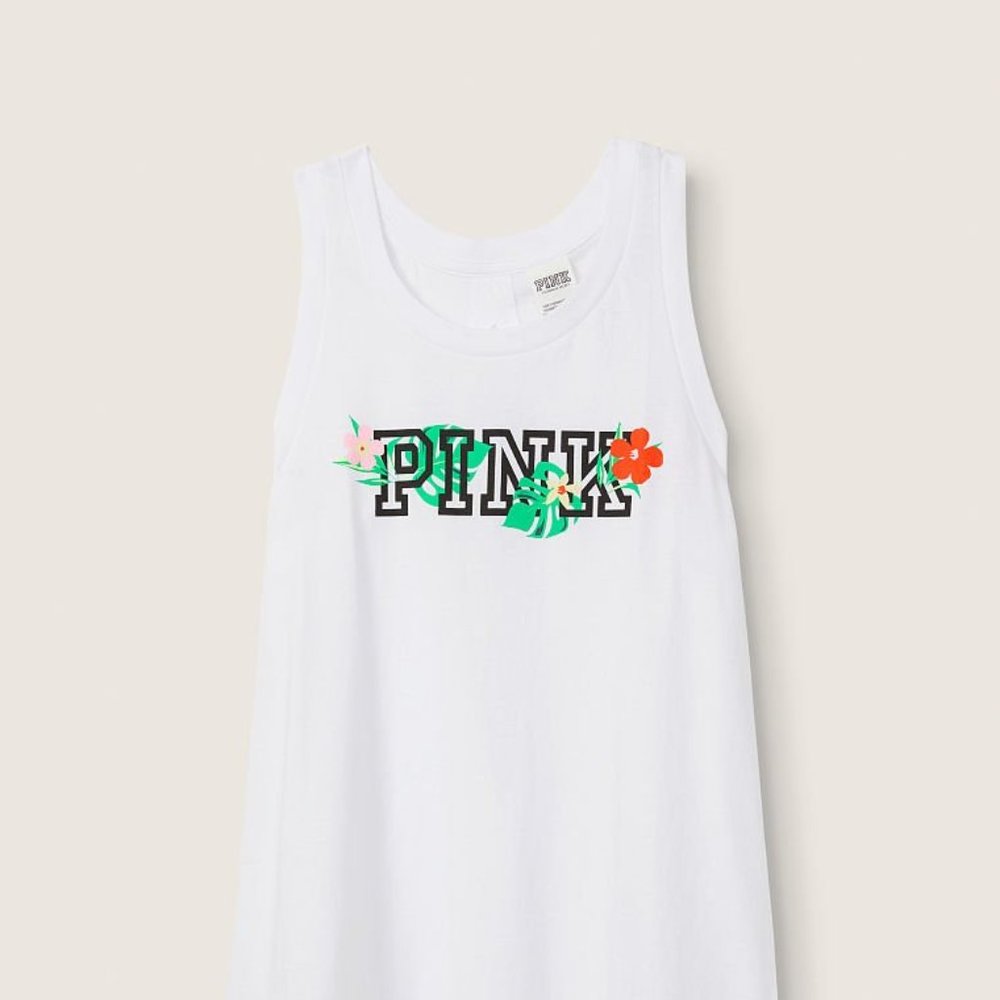 VS PINK KNIT RACERBACK PERFECT TANK TOP XL/XXL - Picture 2 of 5